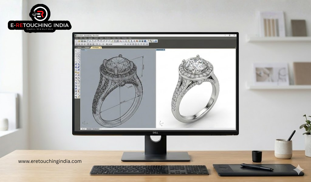 Custom 3D jewelry CAD Design Solutions for Precise & Production-Ready Models