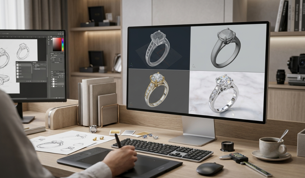 Why Should You Choose a Jewelry Rendering Service in the US?