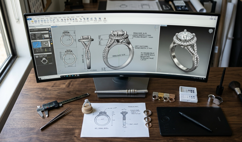 What to Look for in a Jewelry CAD Designing Service?