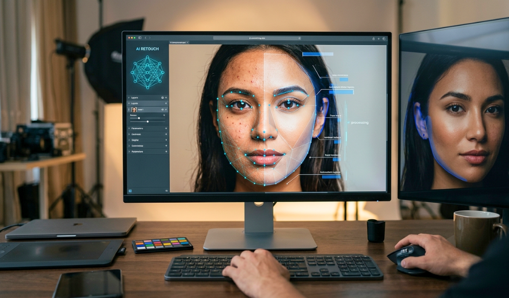 How Can an AI Photo Retouching Tool Speed Up Professional Image Editing?